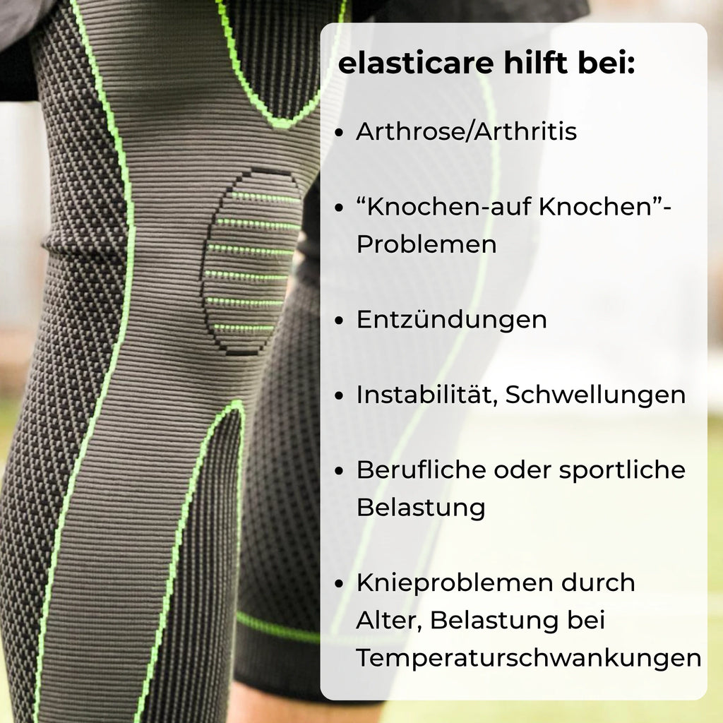 elasticare® - Kniebandage für maximale Stabilität & Bewegungsfreiheit bei Arthritis & Schwellungen